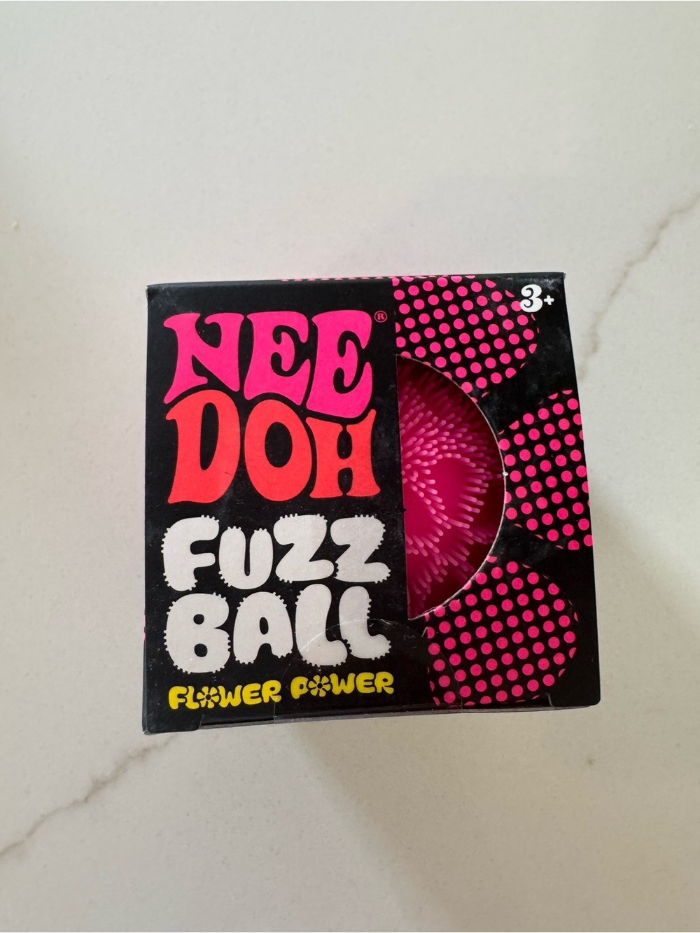 NeeDoh Fuzz Ball Flower Power - Pink